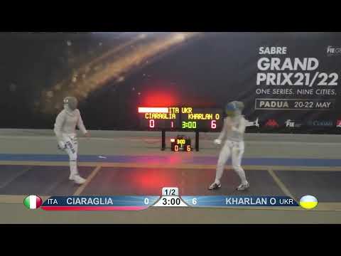 Luxardo Grand Prix 2022 SWS - L64 - Ciaraglia ITA v Kharlan UKR