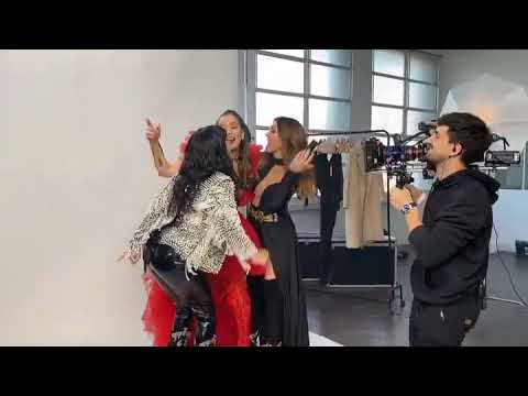 Natalia Oreiro, Lali Espósito y Soledad Pastorutti en el backstage del video de "Quiero Todo" (13)