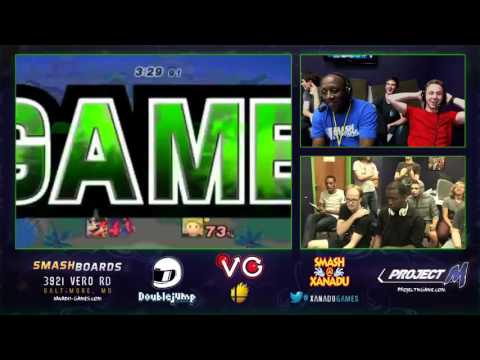 S@X 9/9/14 - Mew2King (Mario, Mewtwo) vs Pink Fresh (Lucas) - Project M Winners Semis - Smash PM