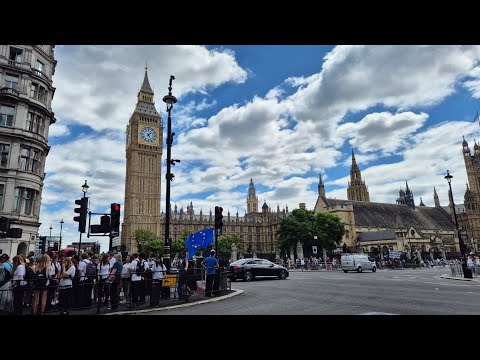 London Walking Tour Summer 2025| The Buckingham Palace|Big ben|Jubilee Garden.