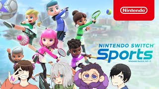 【 #switchスポーツ】バレーするぞー！！！【なな、岩槻翼 /w がぼ、Dunk】