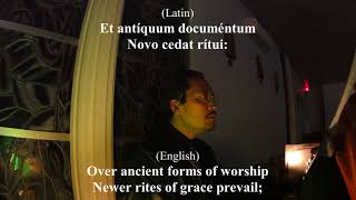 Tantum Ergo (LYRICS both in English &amp; Latin) by Saint Thomas Aquinas