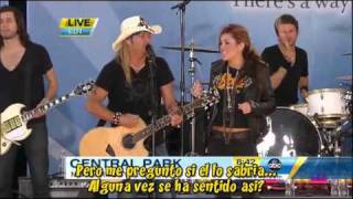 Miley Cyrus &amp; Bret Michaels - Every Rose Has It&#39;s Thorn (Sub)