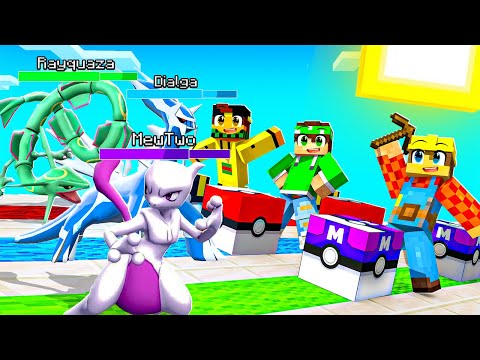 CATTURO 100 POKEMON NEI LUCKYBLOCK MASTERBALL SU MINECRAFT ITA!!