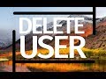 How to Delete a User account on macOS Sierra