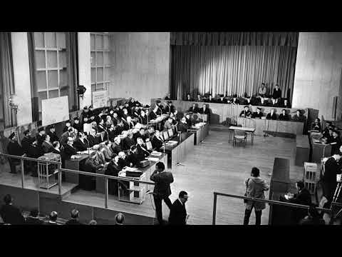 Frankfurter Auschwitz-Prozess Zeuge Joachim Caesar 23. VERHANDLUNGSTAG 05.03.1964