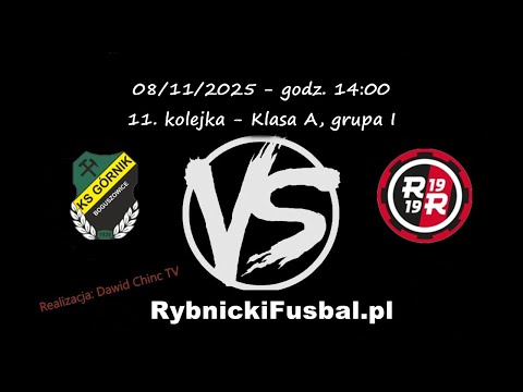 08/11/2025 - NA ŻYWO: Górnik Boguszowice - Rymer Rybnik