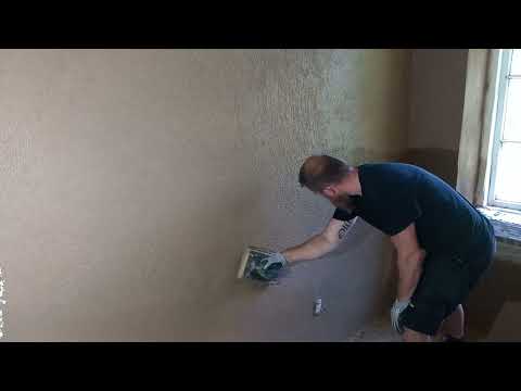 Lehmputz Claytec verreiben 3.