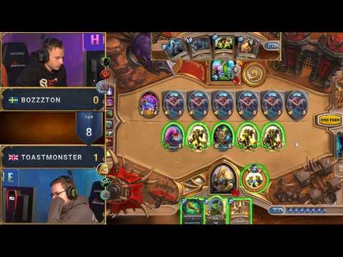 HCT Winter Quarterfinals: Bozzzto vs ToastMonster - Dreamhack Hearthstone Sweden 2018 | Day 3 Poffs
