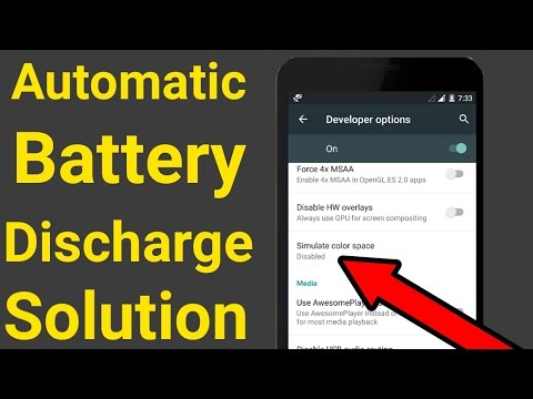Automatic mobile battery discharge problem solution tricks t...