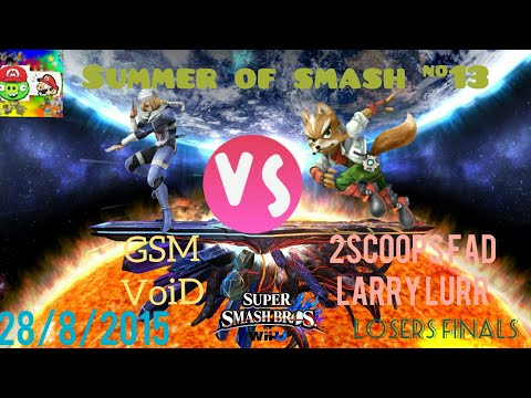 SoS13 - GSMVoiD (Sheik) vs 2Scoops FAD Larry Lurr (Fox) - Smash Wii U Losers Finals #Smash 4#Tourney