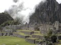 Machupichu vapor tormenta inca