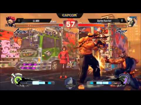 Capcom Pro Tour VSF4 - LLL RSD MBR (Akuma) vs Dignitas Ryan Hart (Sagat)