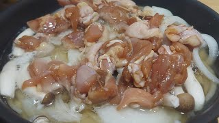 白だし親子丼を作って食べる配信🍚