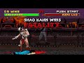 Mortal Kombat 2 Shao Kahn Fatality