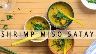 Delicious Shrimp Miso Satay