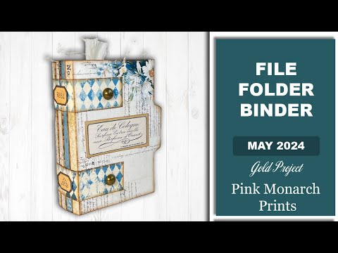 File Folder Binder Project! Who knew blue could be so cute? May 2024 Gold Project