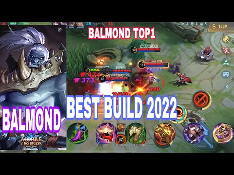 BUILD BALMOND PLAYERS | BEST BUILD BALMOND TOP1 GLOBAL MOBILE LEGENDS | by Jamerocky