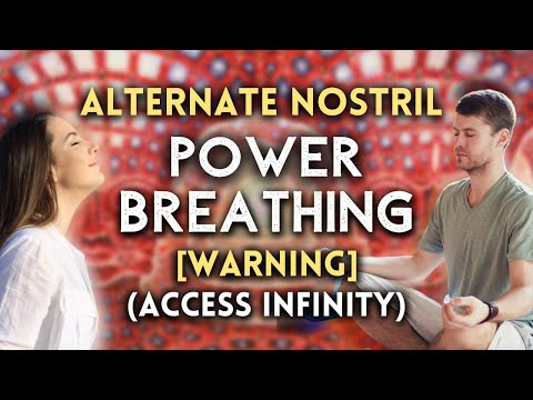 [ACCESS INFINITY] DMT Alternate Nostril Breathing For Clarity and Focus (3 Rounds Press Play!)