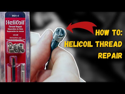 How To: HeliCoil Thread Repair - Harley Davidson Sportster Derby Cover
