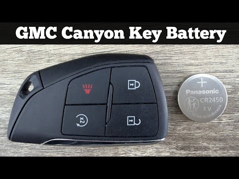 2023 - 2025 GMC CANYON Key Fob Battery Replacement - How To DIY Change Replace Remote Batteries