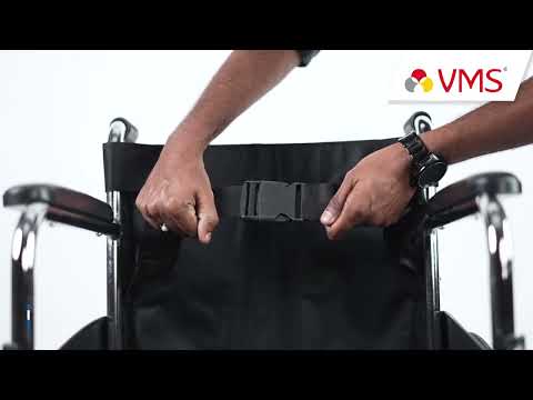 VMS Careline VWE 1016 Comfort Foldable Manual Wheelchair