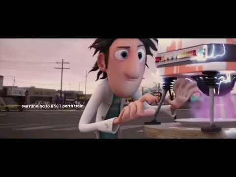 Me Running for a SCT Perth train