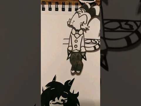 the butter spoiled by the way 😌 || #fypシ #helluvaboss #animationmemes #papercraft #moxxie #blitzø