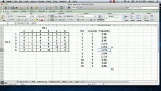 How to Use Excel to Calculate Probabilities : Advanced Microsoft Excel
