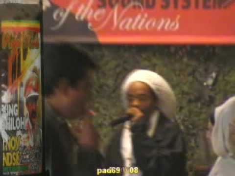 KING SHILOH SOUNDSYSTEM ft jah rootz - royal session ''last dub pt4 @ I&I bunker A-dam 01-11-2008