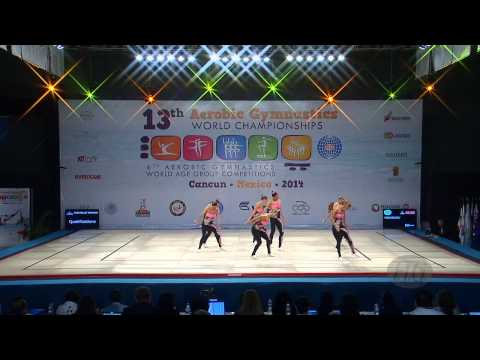 HUNGARY Dance -- 2014 Aerobic Worlds, Cancun (MEX), Qualifications -- We are Gymnastics !