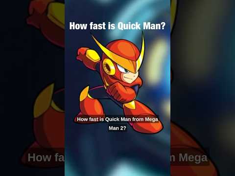 Exactly How Fast is Quick Man? #shorts #megaman #rockman