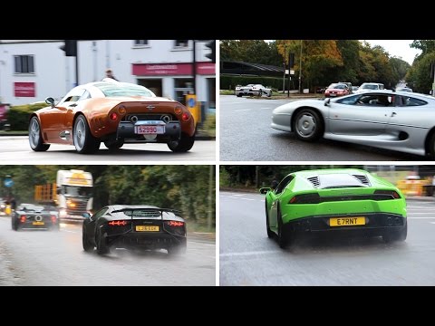 Cars Entering/Leaving - Icons By The Lake, Virginia Lake - 16.10.2016 (Zonda, 4XX, SLR, Spyker, CCR)