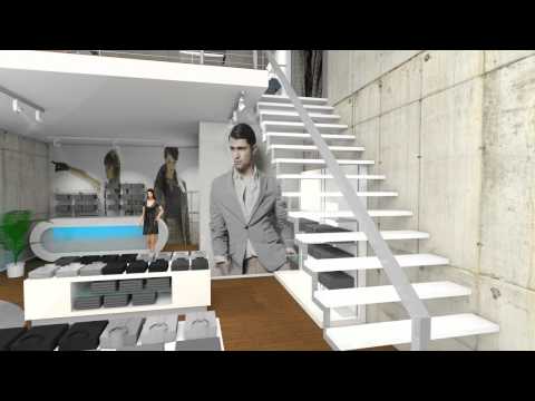 Voorbeeld: Animatie winkelinrichting