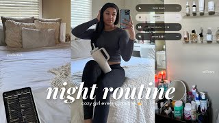 PRODUCTIVE SELF CARE NIGHT ROUTINE🌙  | becoming THAT girl, healthy habits,  productivity, aesthetic