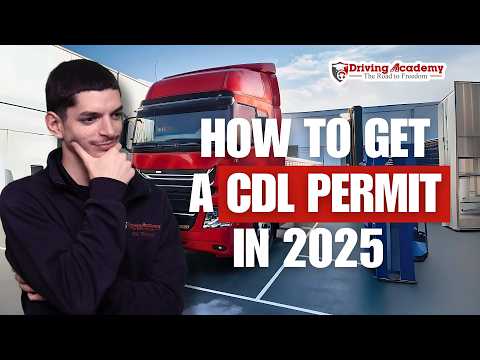 HOW TO GET A CDL PERMIT IN 2025!