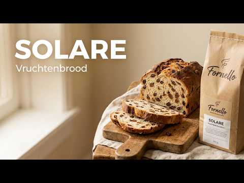 Uitlegvideo: zo bak je brood met de Solare · vruchten broodmix