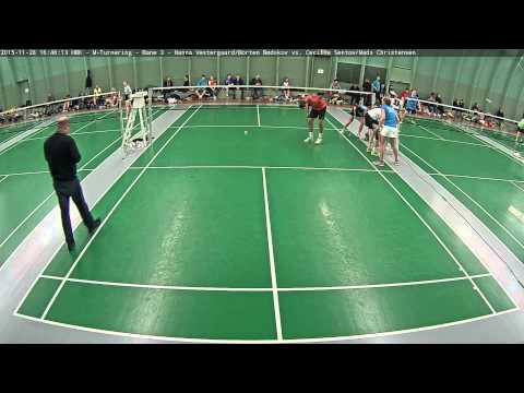 HBK - M-Turnering - Bane 3 - Nanna Vestergaard/Morten Bødskov vs. Cecilie Sentow/Mads Christensen