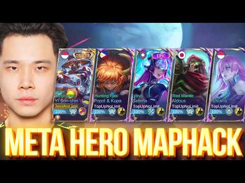 PRO PLAYER MAIN META HERO MAP HACK! - Mobile Legends