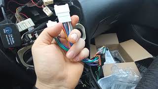 Ставлю магнитолу Sony xav 1500 2din с камерой заднего вида на Toyota Corolla 120.