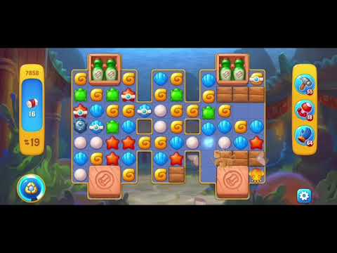 Fishdom 7858 Hard Level - NO 💣🧨💥