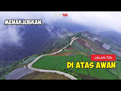 The "Toll Road" from Dieng to Batang Penetrates the Sky... SO BEAUTIFUL