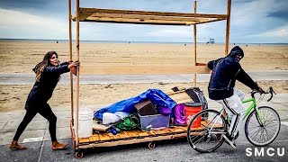 Gettin' Out of Dodge: Daisy Wheels Her Tiny Home from Venice to Santa Monica