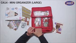 CA14 Mini Organizer (Large) | Yazzii Craft Bags