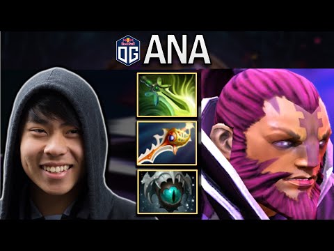 OG.ANA SMURF ANTI-MAGE WITH DIVINE RAPIER - DOTA 2 7.29 GAMEPLAY