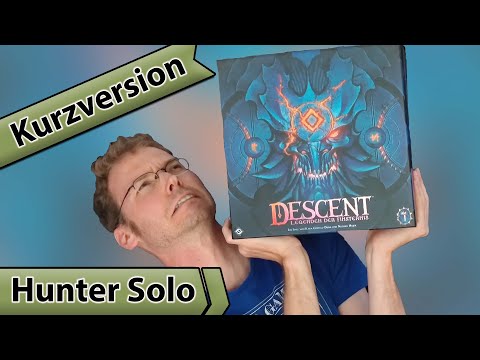 Descent - Review - Brettspiel - Hunter Solo Kurzversion