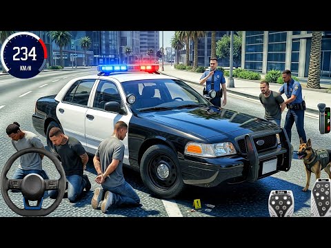 New Police Simulator 2026 - Realistic Police Car Driving & Chases: Police Car Game Android GamePlay
