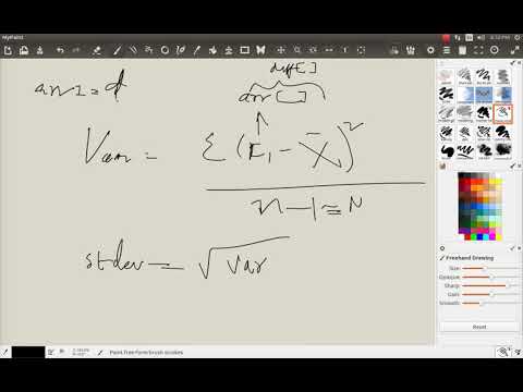 Java For Statistics Variance Std Dev