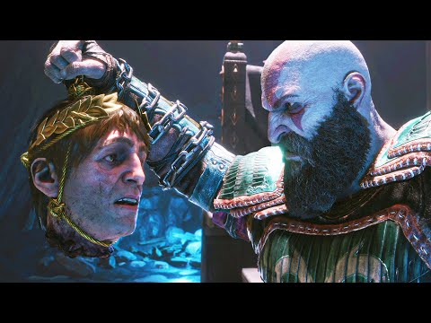 Kratos Explains Why He Ripped Off Helios Head Scene - God Of War Ragnarok Valhalla DLC PS5 2023