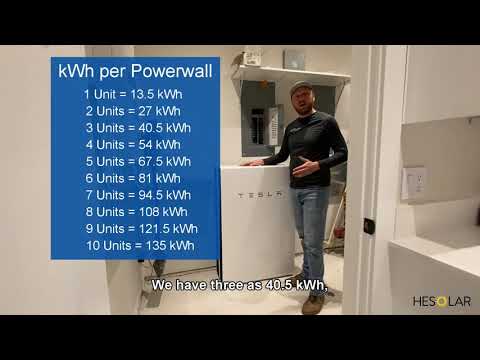 TESLA Powerwalls w/ HESOLAR